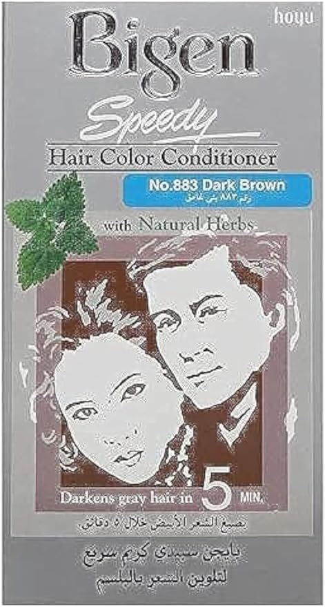 Bigen Speedy Hair Color Conditioner – Dark Brown No.883 (150ml)