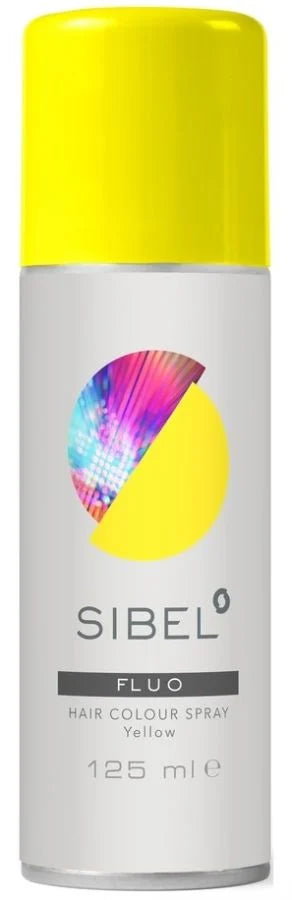 Sibel Fluo Hair Colour Spray – Yellow (125 mL)