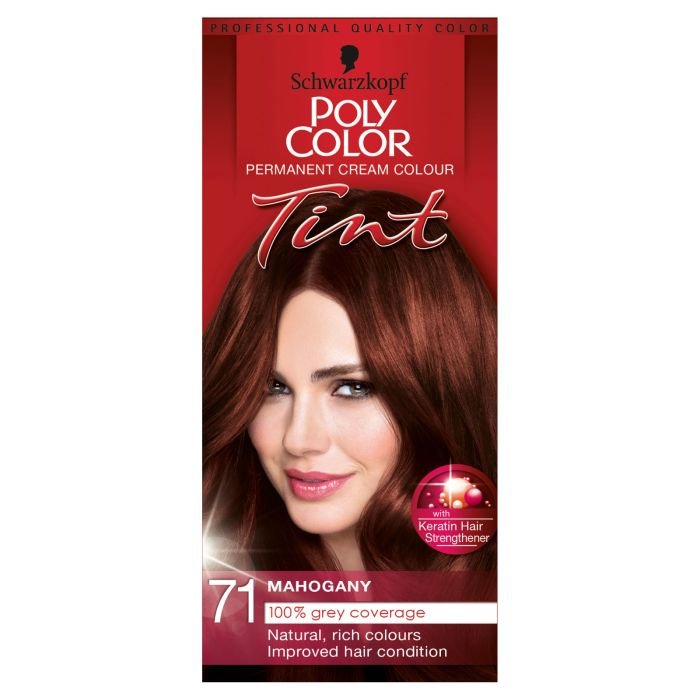 Schwarzkopf Poly Color Permanent Cream Colour Tint – 71 Mahogany-(150ml)