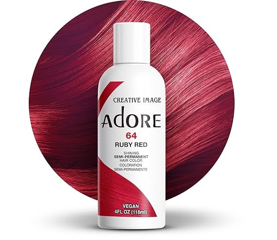 Adore Semi-Permanent Hair Color – Ruby Red 