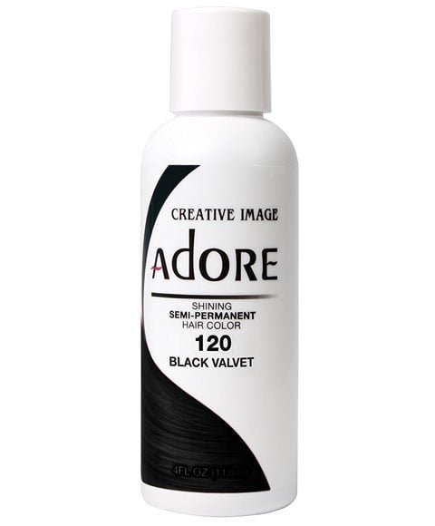 Adore Semi-Permanent Hair Color – Black Velvet 