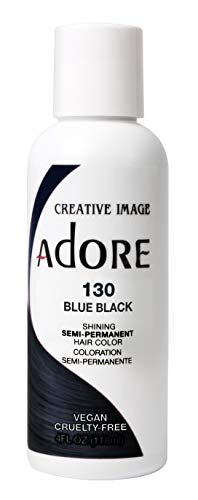 Adore Semi-Permanent Hair Color – Blue Black 