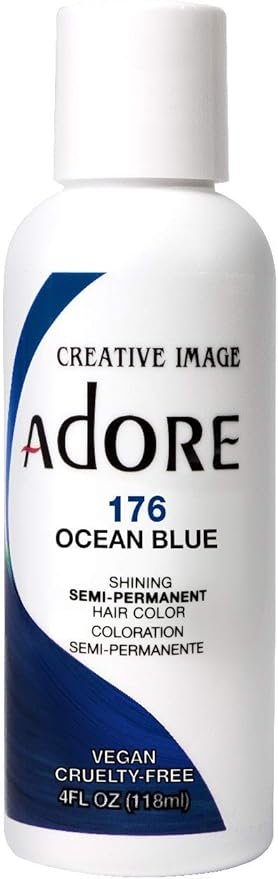 Adore Semi-Permanent Hair Color – Ocean Blue 