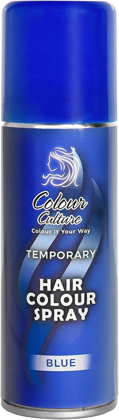 Colour Culture Temporary Hair Colour Spray – Blue (150 mL)