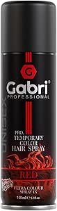 Gabri Professional PRO Temporary Color Hair Spray – Red (150 mL)